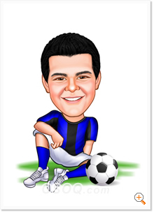 funny soccer player