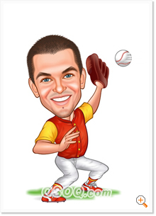 baseball catcher / pitcher