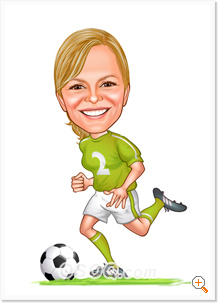 girl soccer player