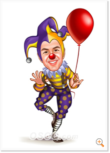 Clown Caricature