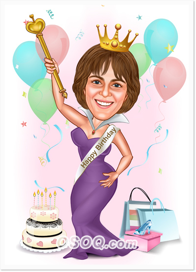 Birthday Gift Caricatures