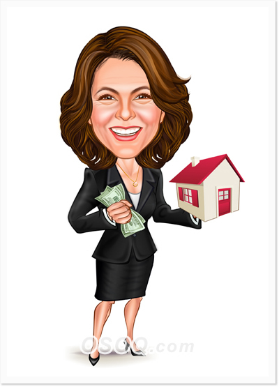 Real Estate Caricatures