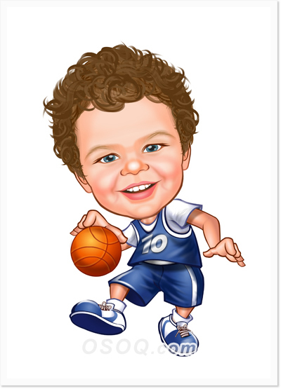 Kid Sports Caricatures