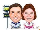Bus Station Cartoon