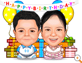 Happy Birthday Party Cartoon