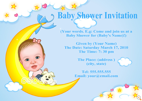 Invitations For Party | Osoq. - baby shower invitation cards india