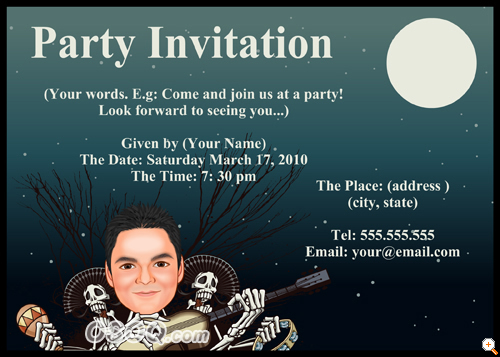 Invitation For Hallowmas Party