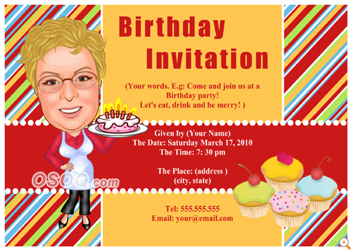 Invitation For Happy Birthday Party