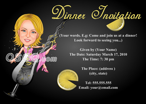 dinner invitation design