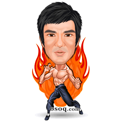 Bruce Lee Cartoon
