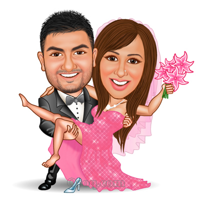 Personalized Wedding Gifts Bride on Groom And Bride Wedding Dress