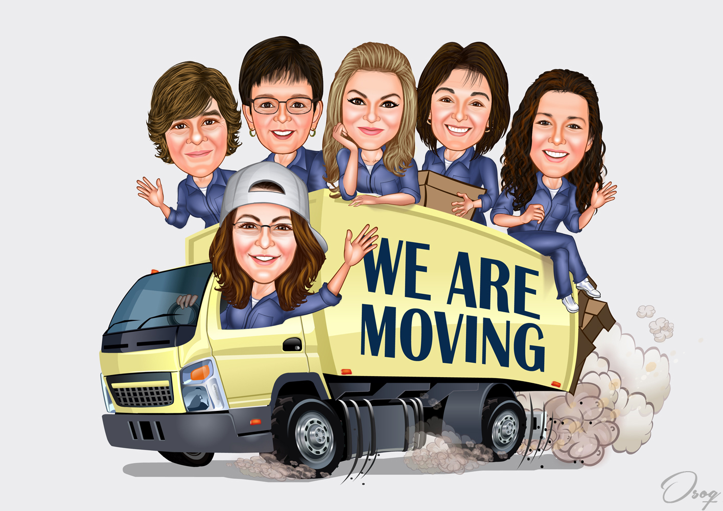 Custom Clerk Caricature