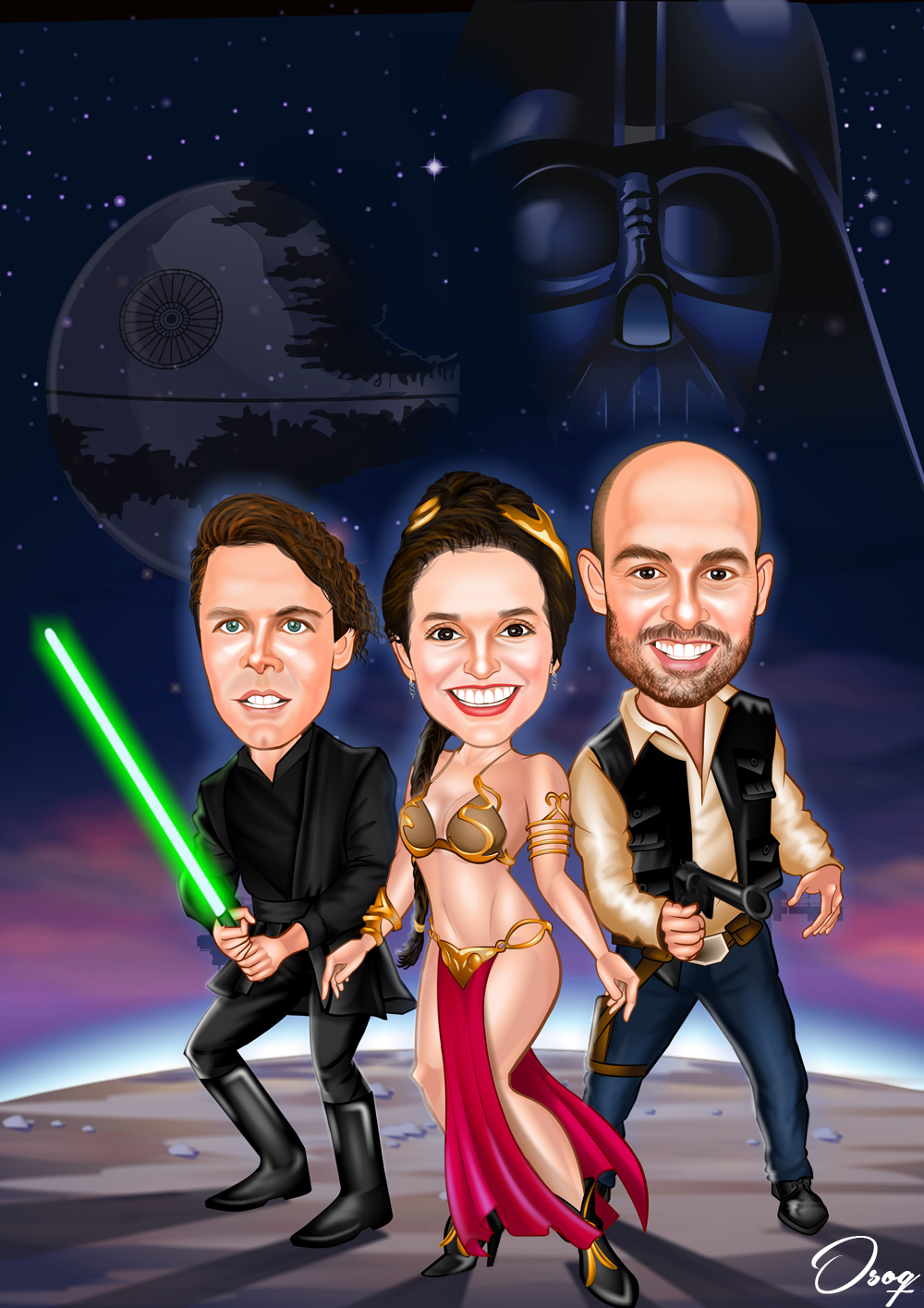 Star Wars Custom Caricature