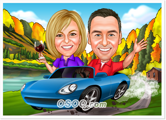 Anniversary Caricature