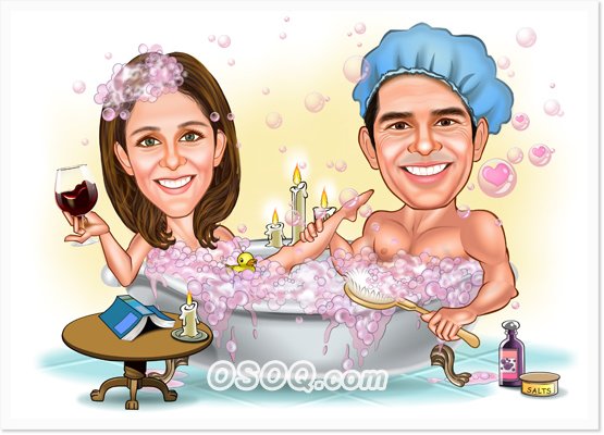 Wedding Anniversary Caricatures