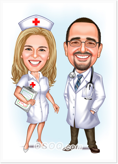 Colleagues Caricatures