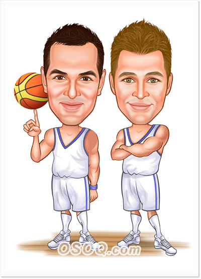 Friends Caricatures