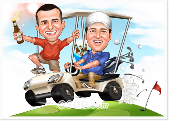Friends Caricatures