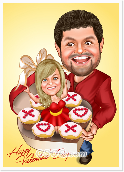 Valentine's Day Caricatures