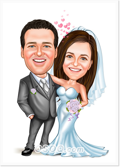 Wedding Gift Caricatures