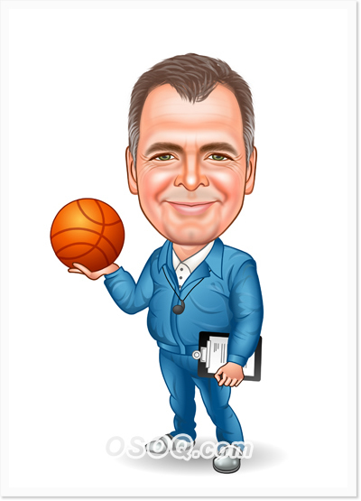 Basketball Caricatures | Osoq.com