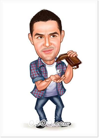 Money Joke Caricatures