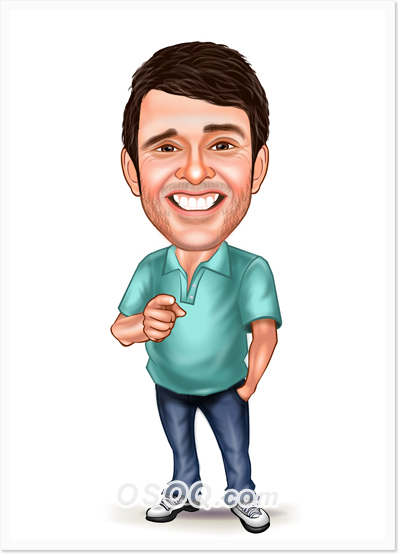 Storyteller Caricature