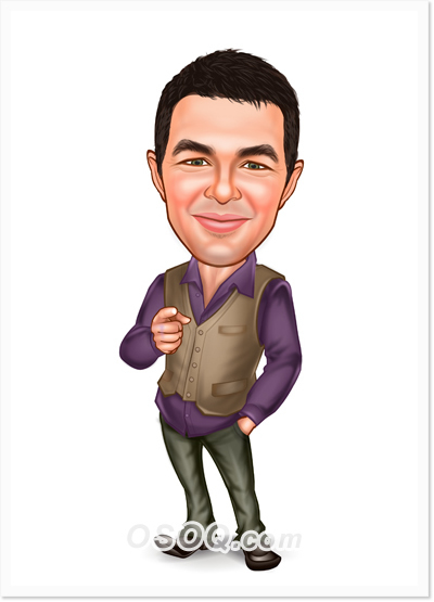 Talk Show Caricature