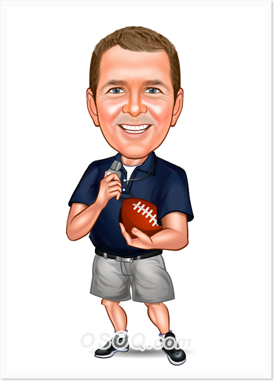 Coach Caricature