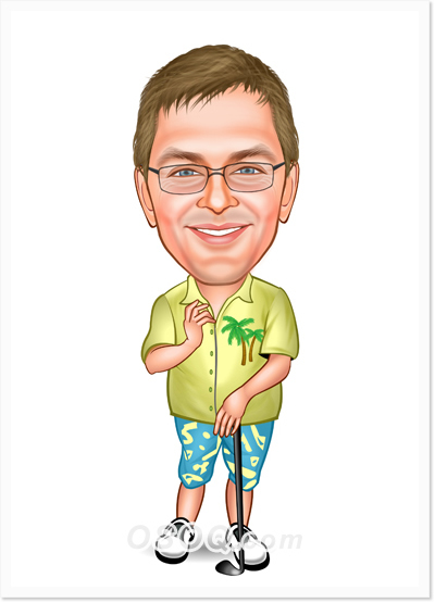 Golf Caricatures