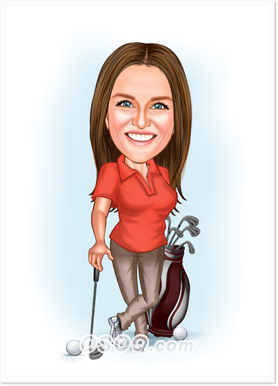 Woman Golfer