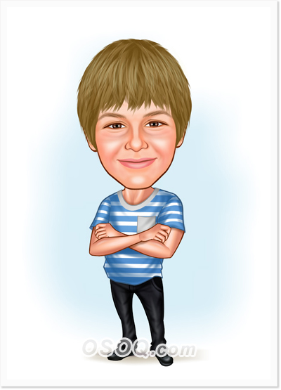 Kid Boy Caricature