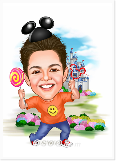 Disneyland Caricature