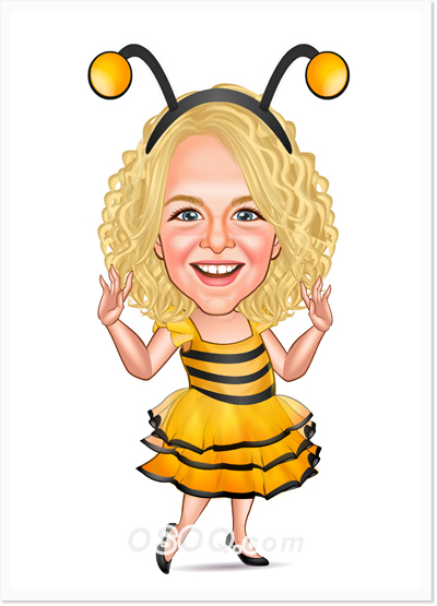 Girl Caricatures