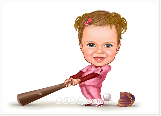 Kindergarten Kid Caricature