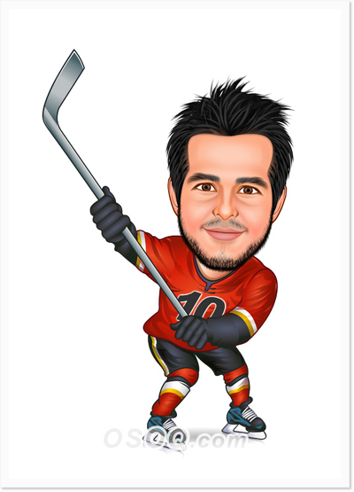 Hockey Caricature