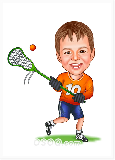 Lacrosse Caricature