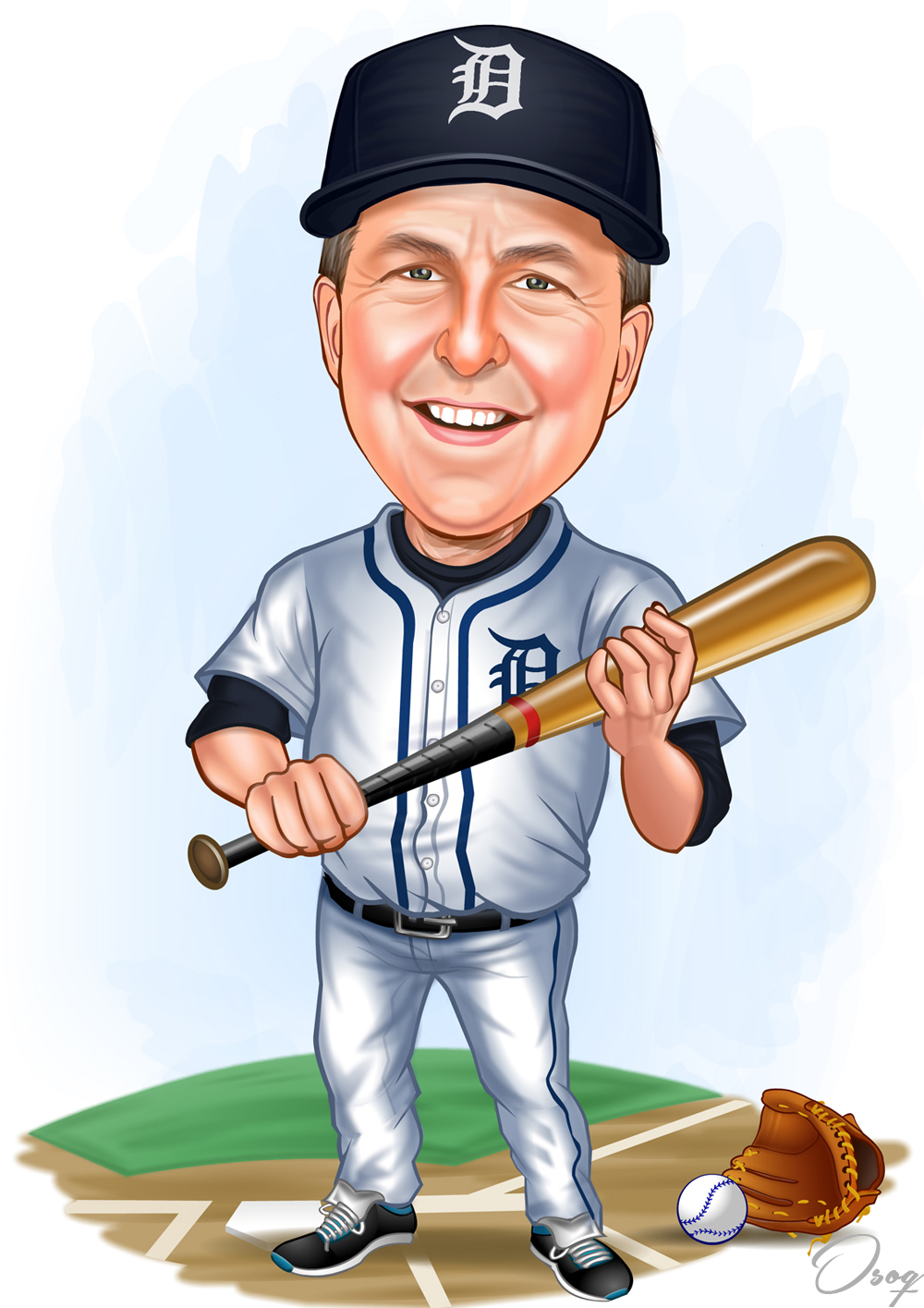 Baseball Batter Cartoon