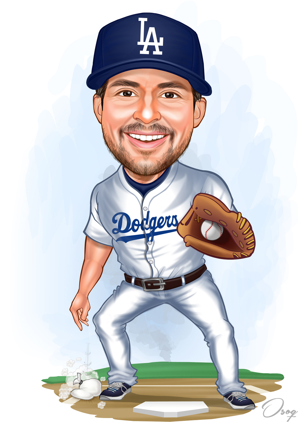 Baseball Player Cartoon