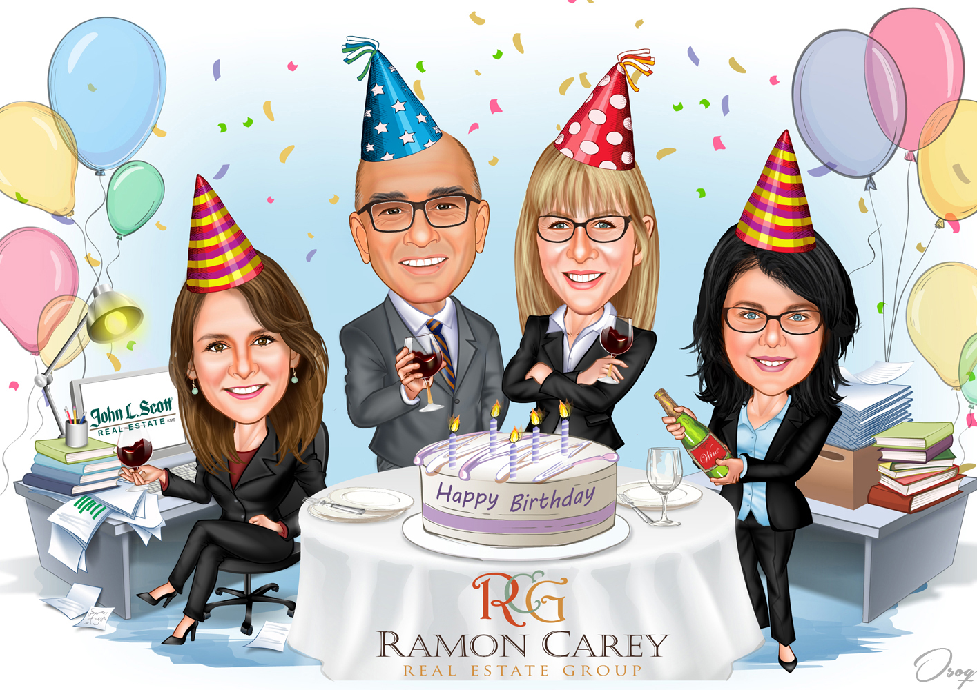 Birthday Cartoon Party