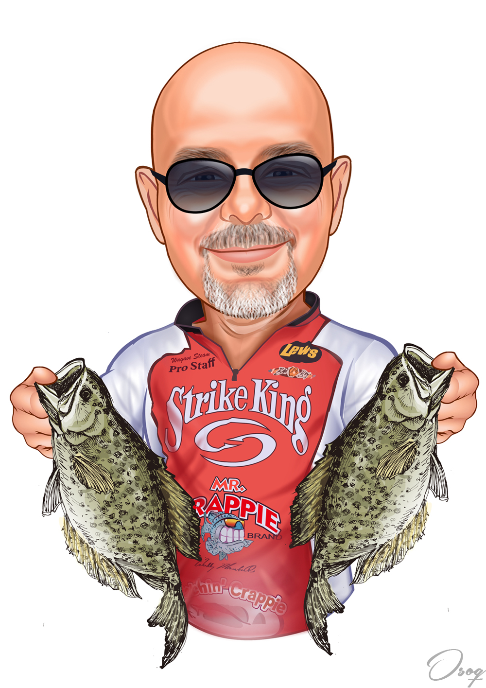Cartoon Fishing Logo