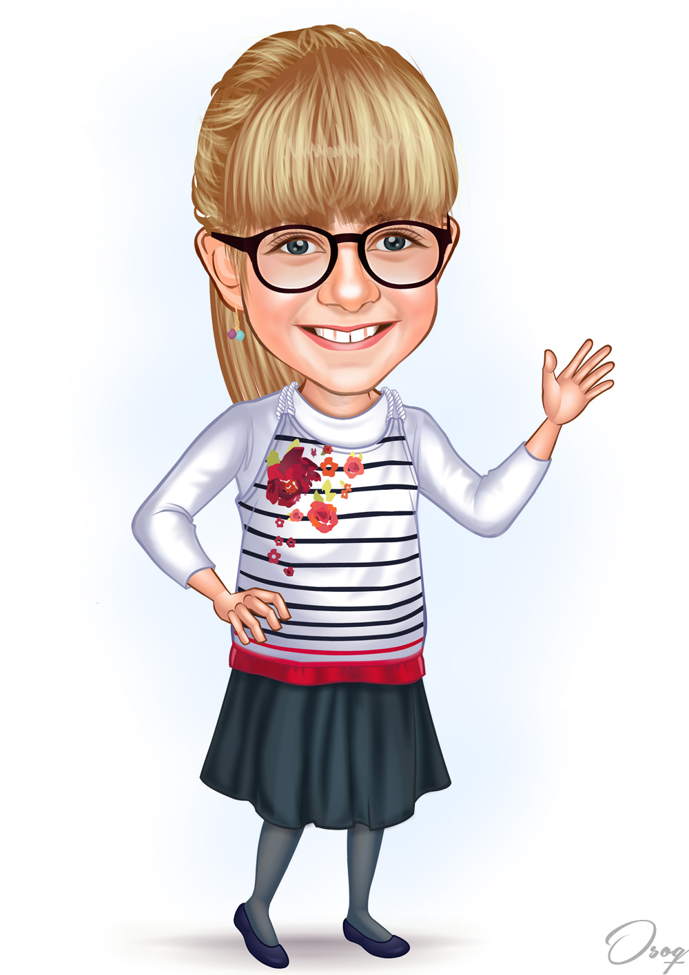 Young Girl Cartoon