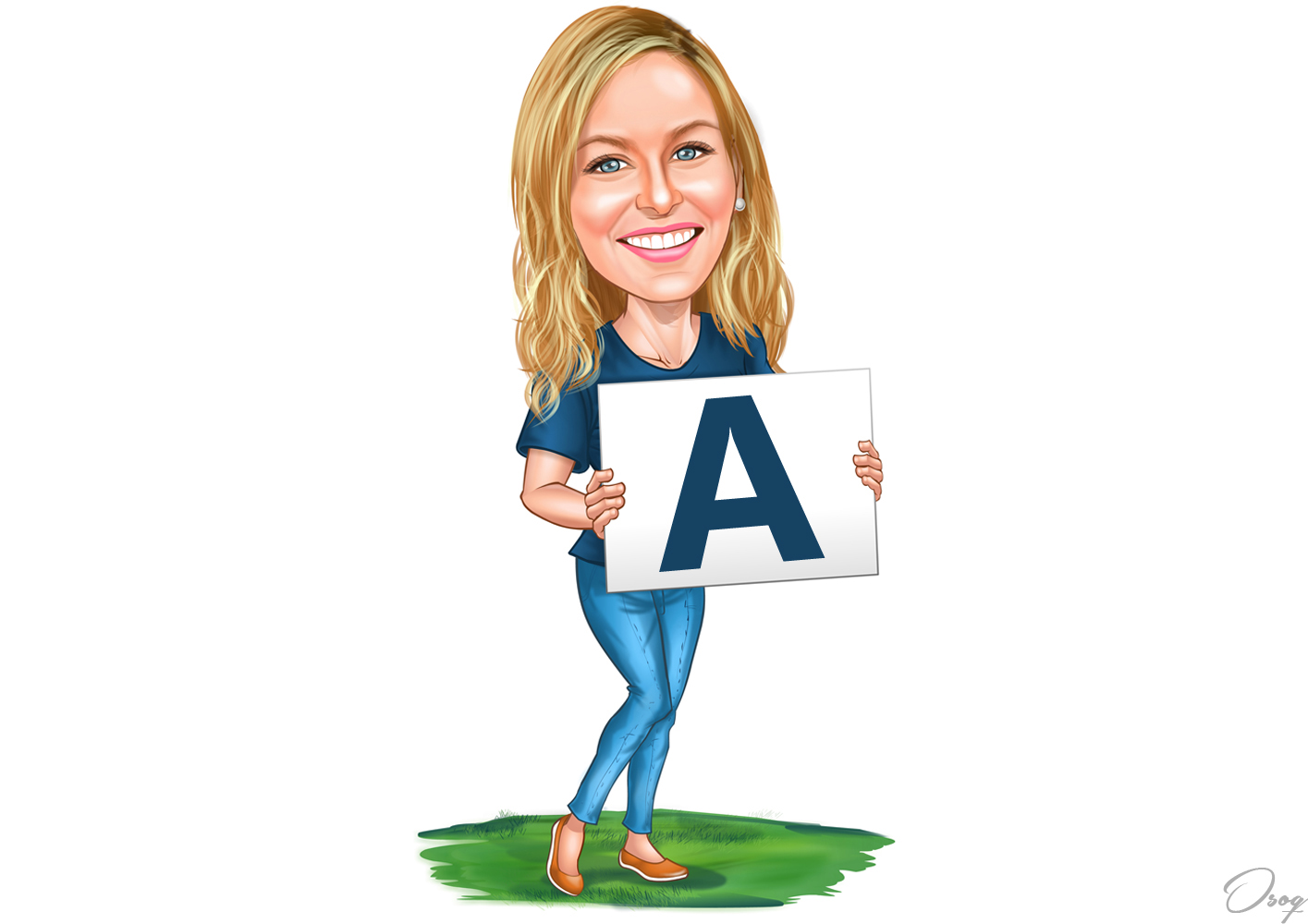 Cartoon Logo Sign