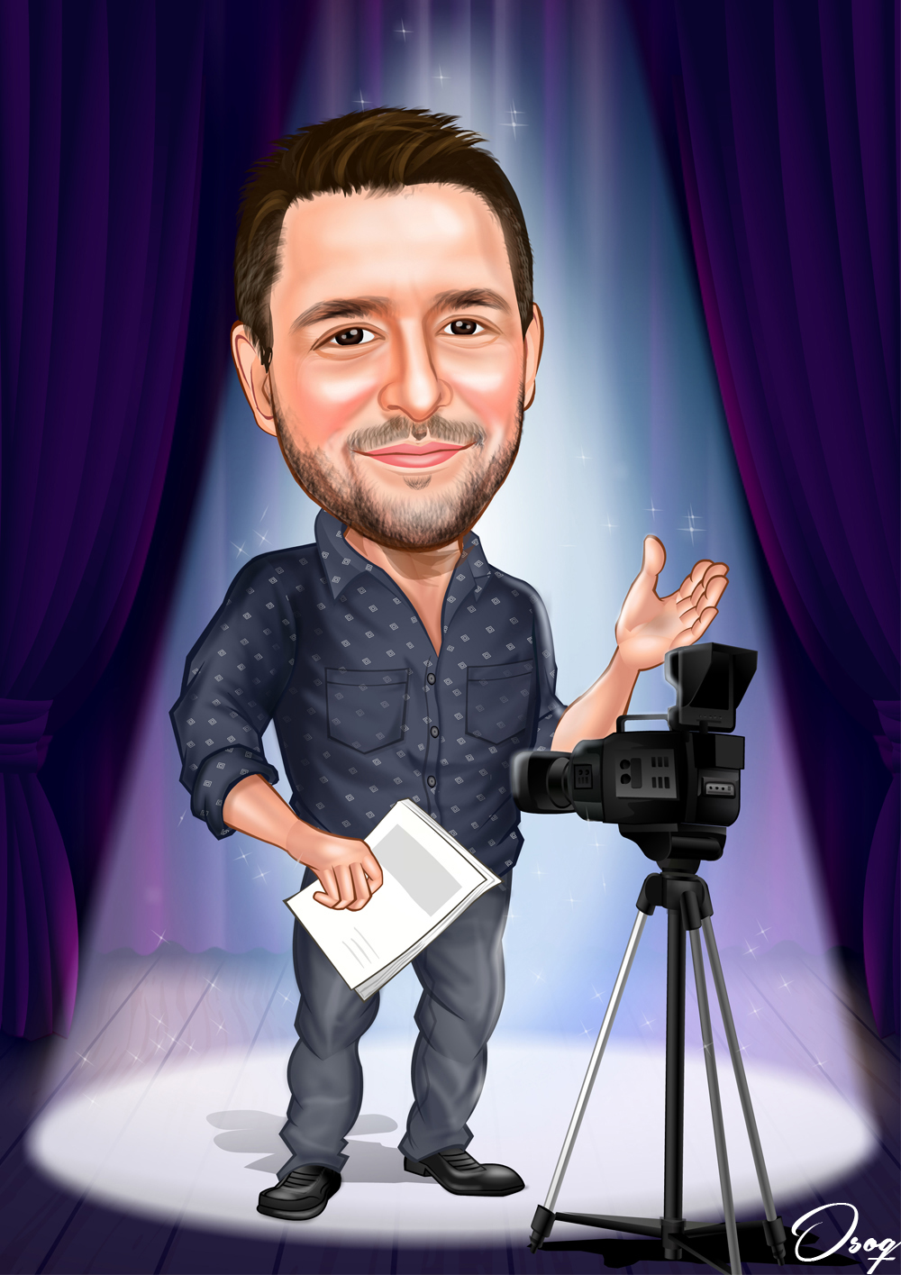 Cartoon Man Actor