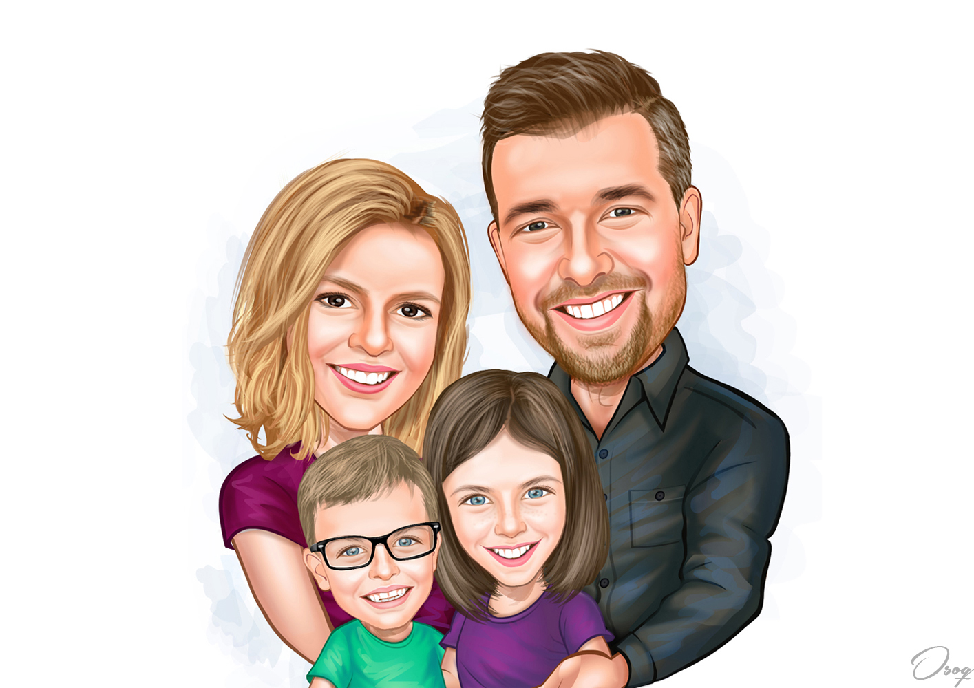 Family Cartoon Portraits