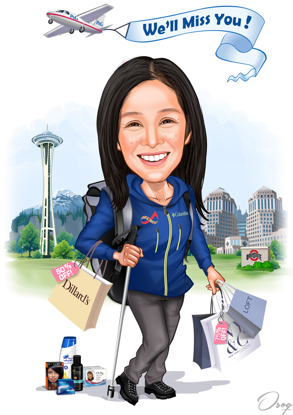 Farewell Present Cartoon