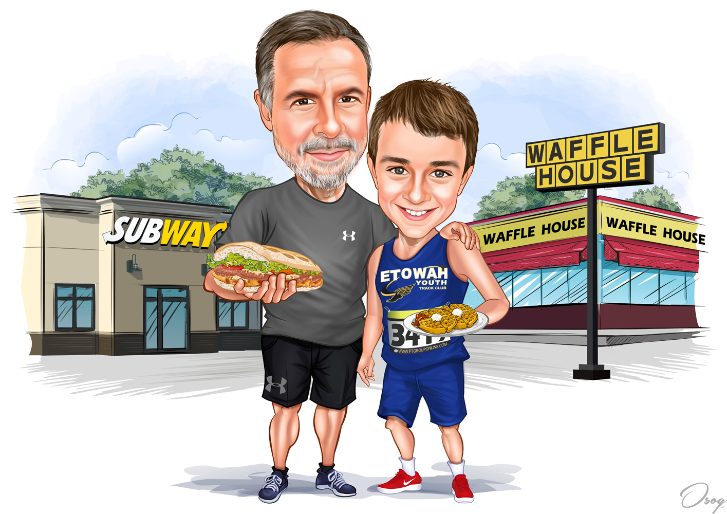 Cartoon Restaurant