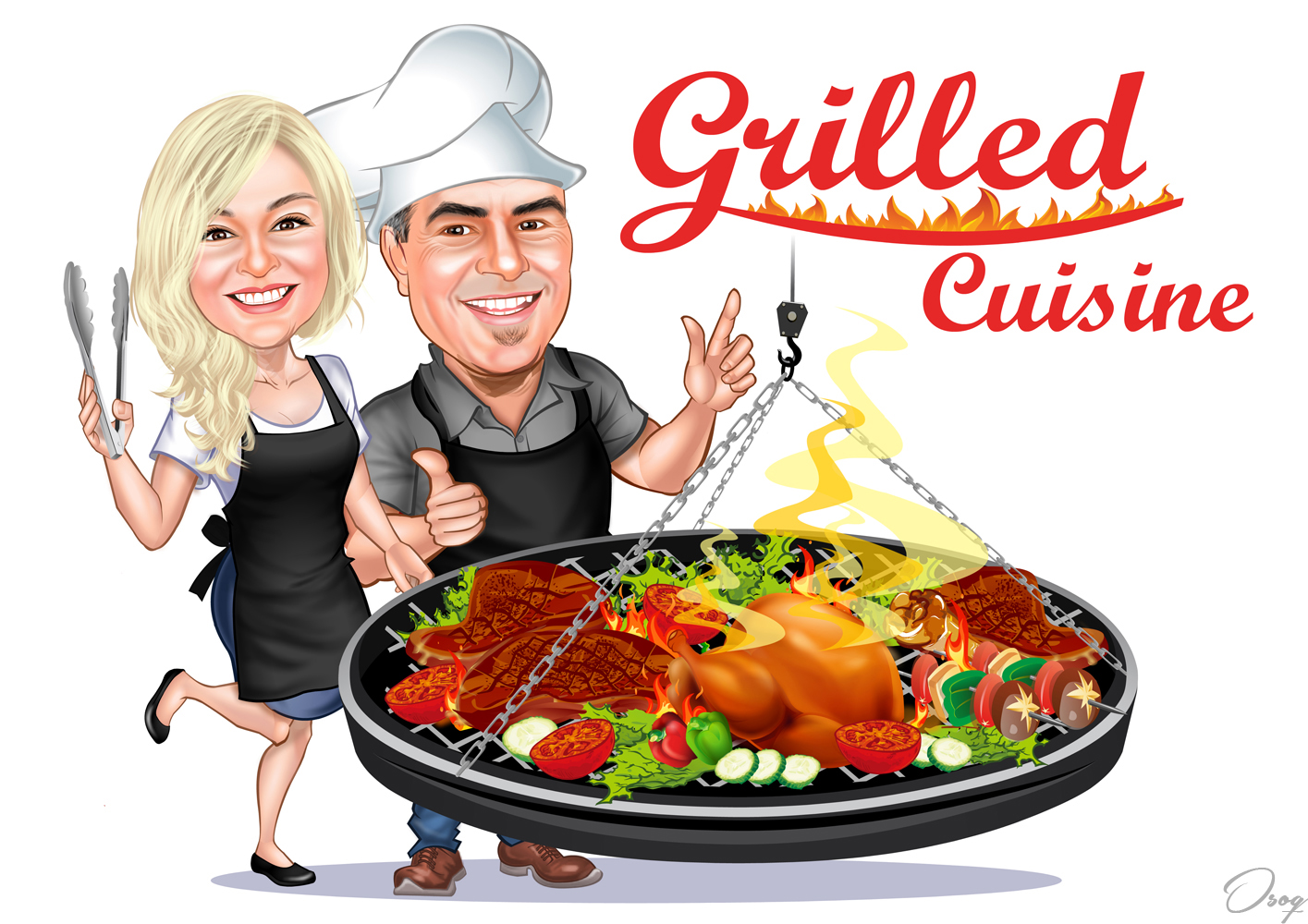 Restaurant Cartoon
