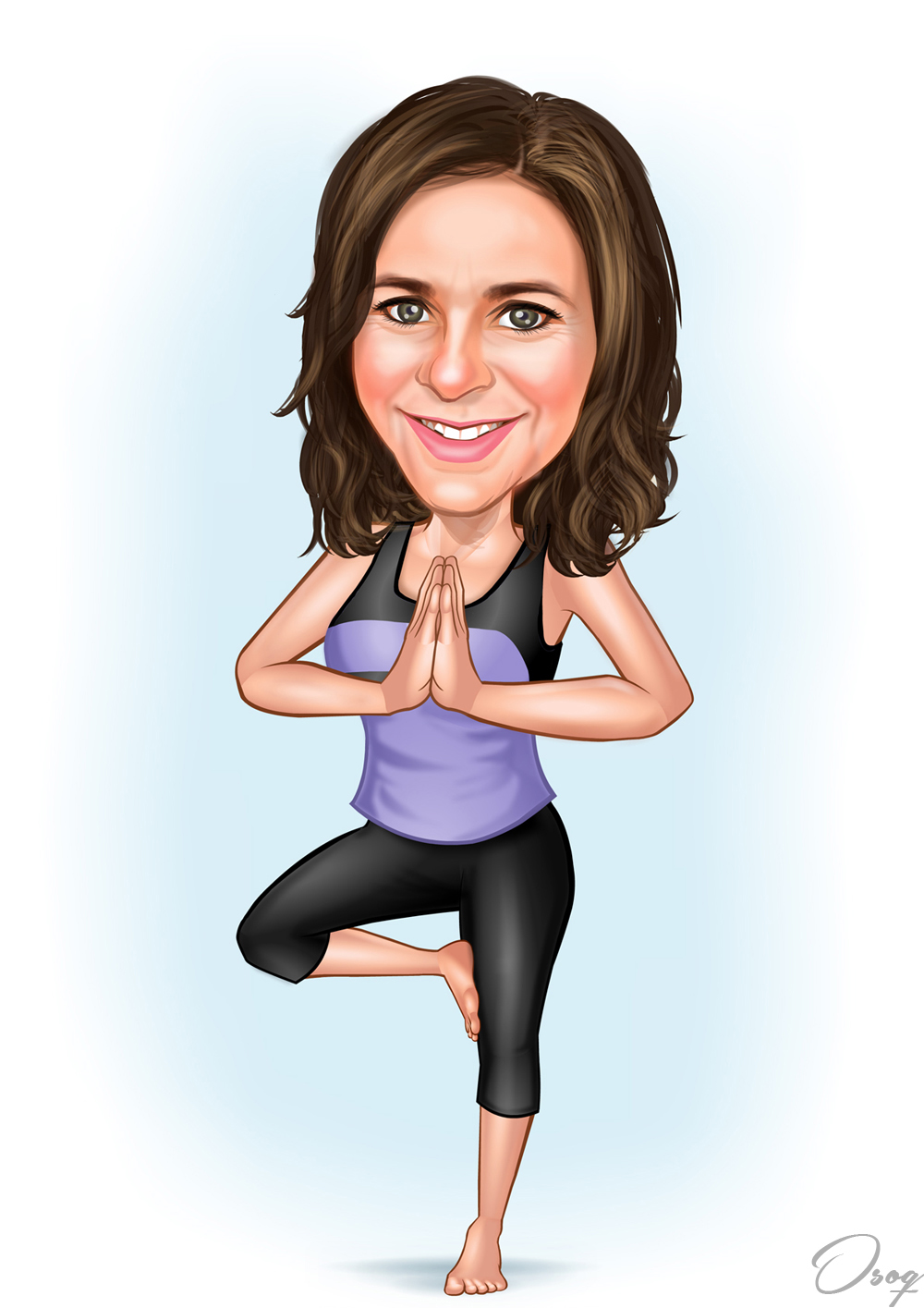 Yoga Cartoon