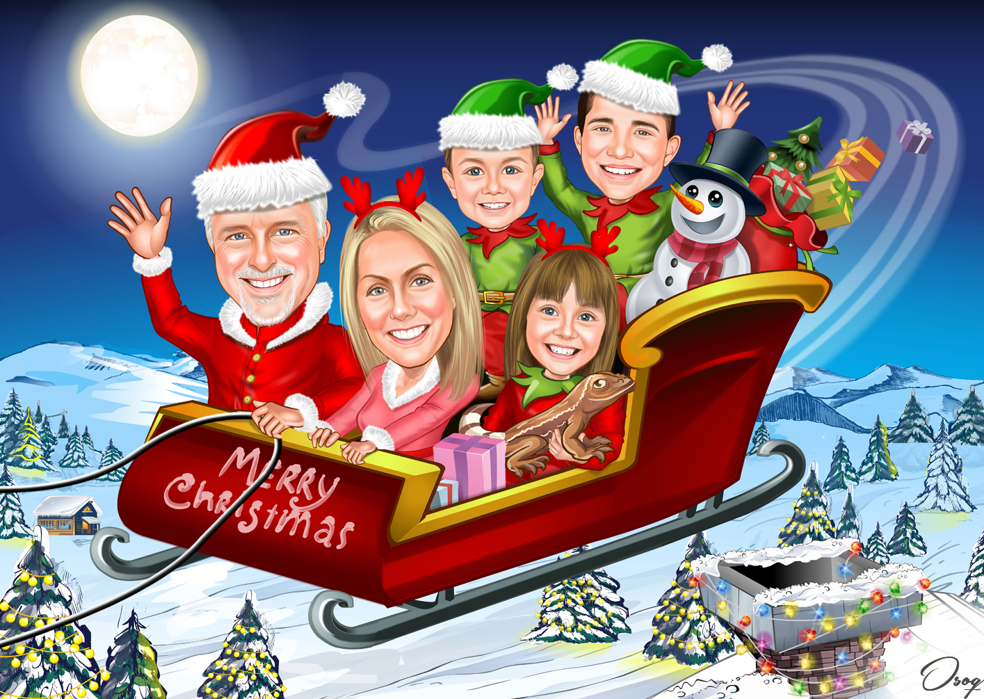 Christmas Eve Cartoon